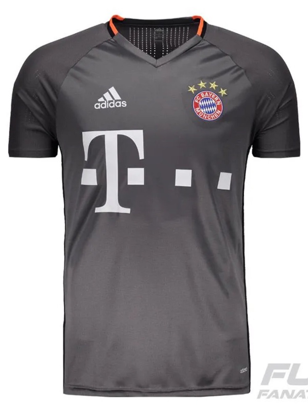 RARE Adidas FC Bayern München Adizero Jersey Dark Grey Telekom Qatar NWT Size M